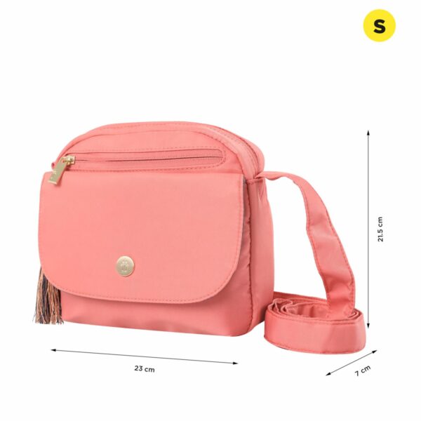 Bolso Para Mujer Rosado TOTTO Corneana - Imagen 3