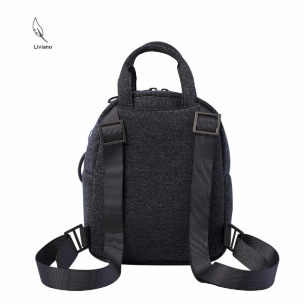 Mochila Mini Negro TOTTO Megumi Xs - Imagen 5
