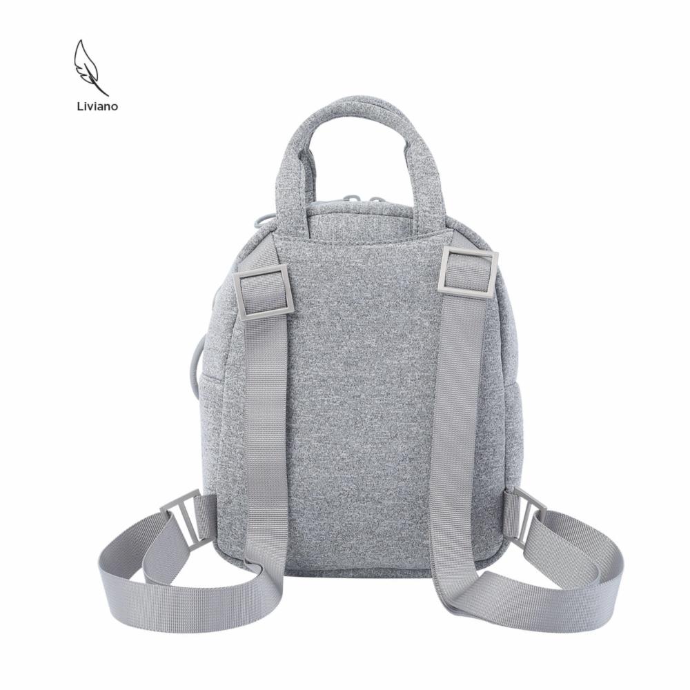 Mochila Mini Gris TOTTO Megumi Xs - Imagen 2