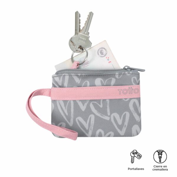 Monedero Para Mujer Gris TOTTO Melifera - Imagen 4
