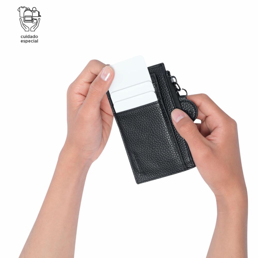 Porta Documentos Para Mujer Negro TOTTO Soft - Imagen 2