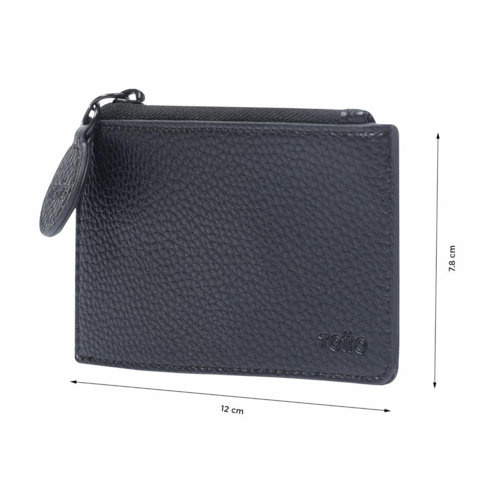 Porta Documentos Para Mujer Negro TOTTO Soft - Imagen 3