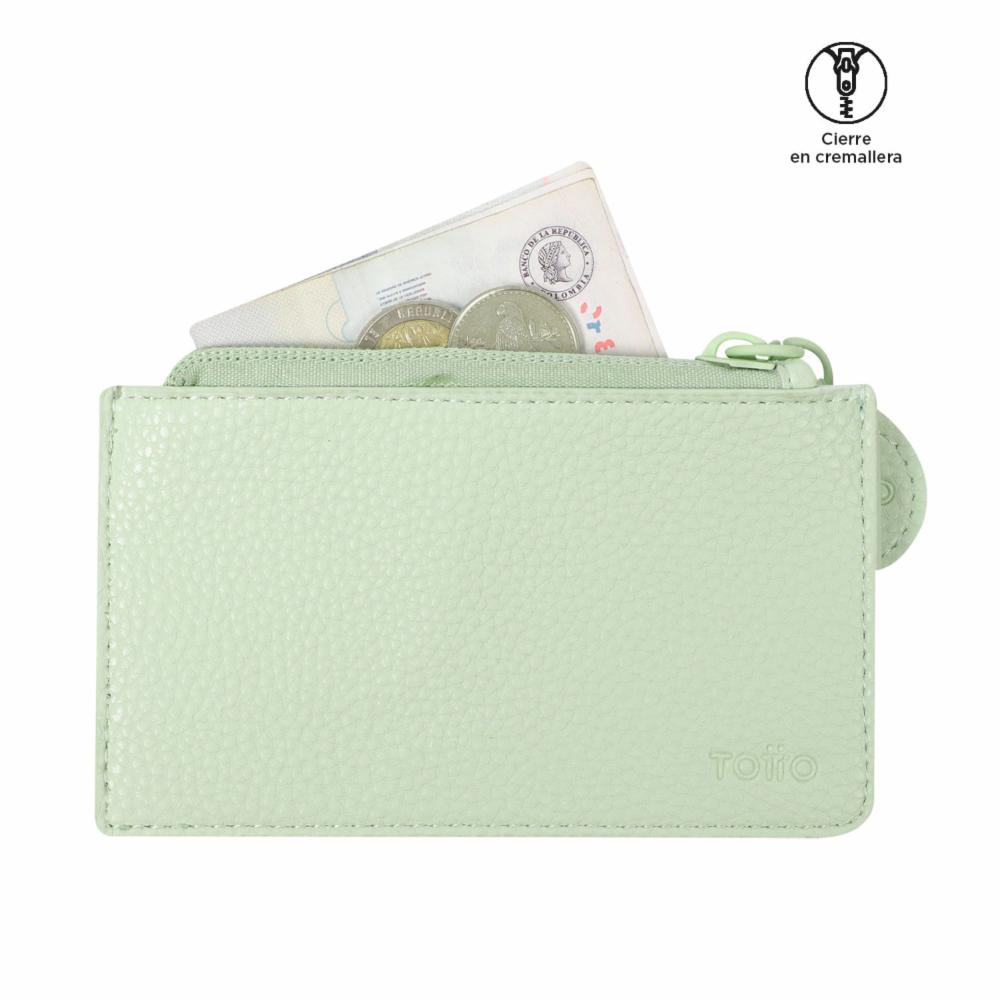 Porta Documentos Para Mujer Verde TOTTO Soft - Imagen 3