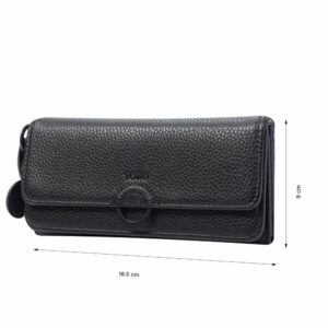 Billetera De Mujer Negro TOTTO Soft Sub