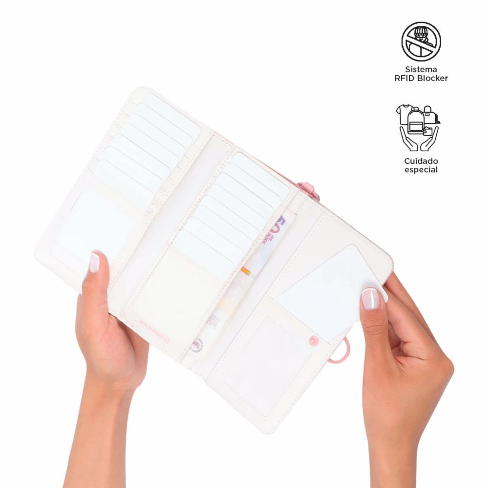 Billetera De Mujer Rosado TOTTO Soft Sub - Imagen 3