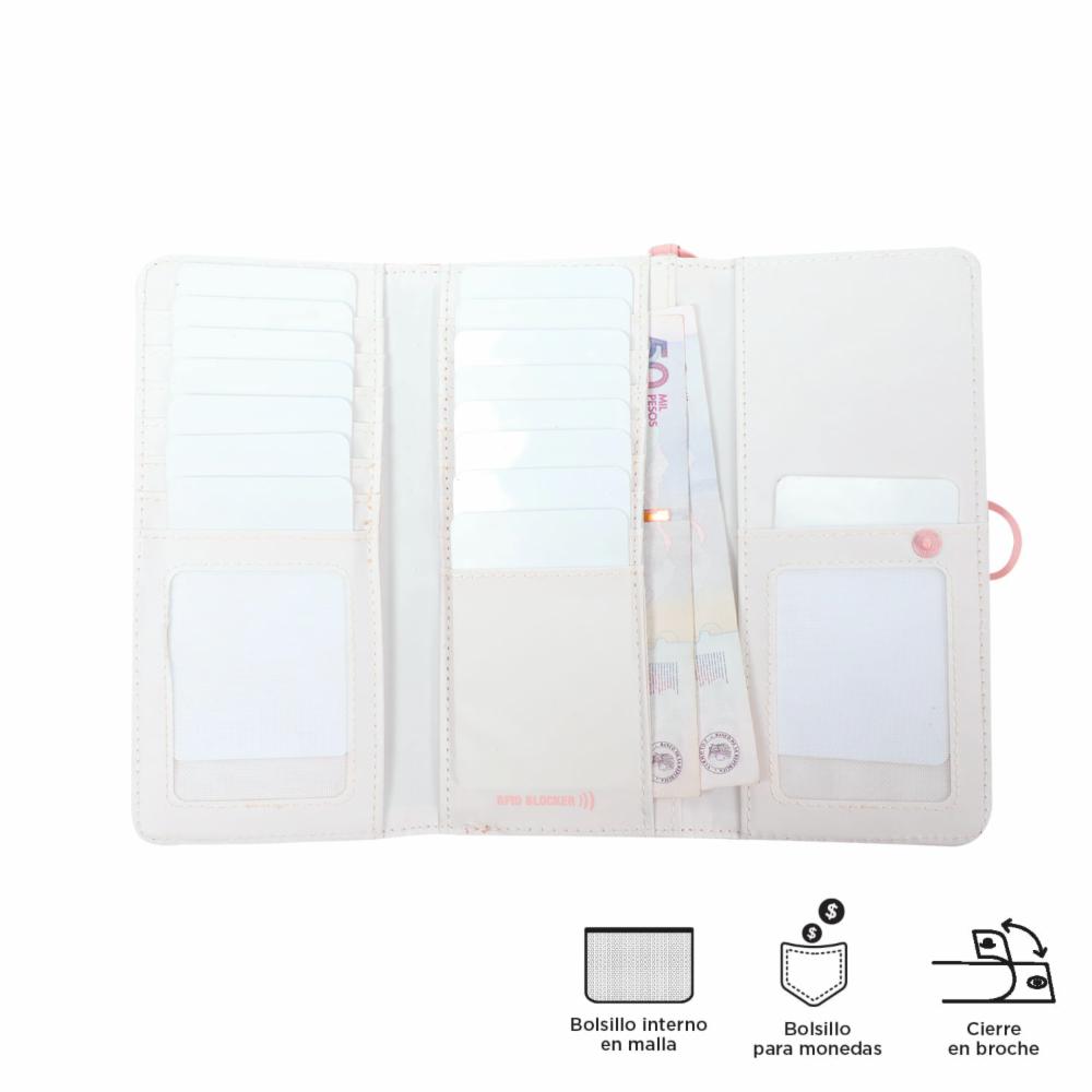 Billetera De Mujer Rosado TOTTO Soft Sub - Imagen 4