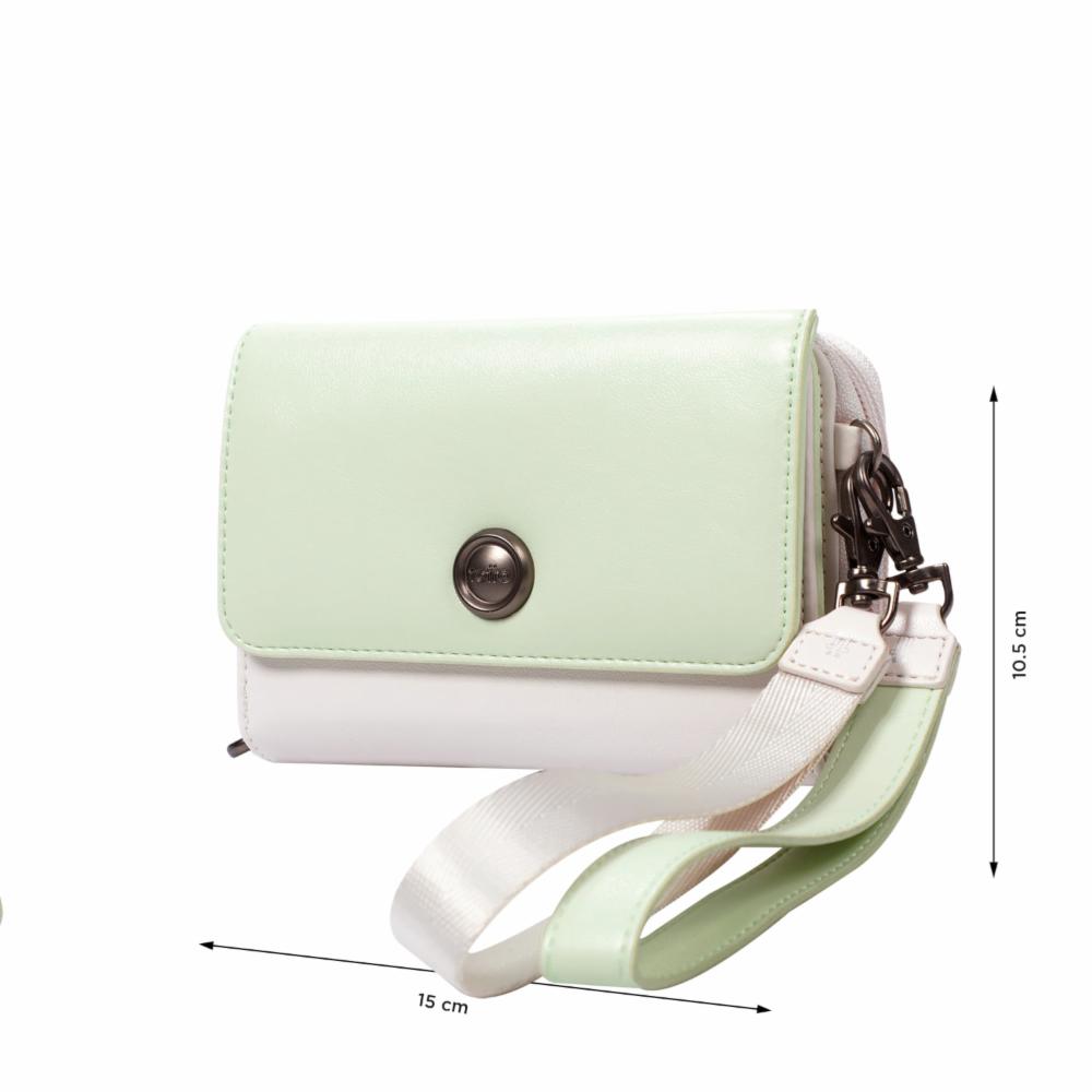 Billetera De Mujer Verde TOTTO Style Can - Imagen 2