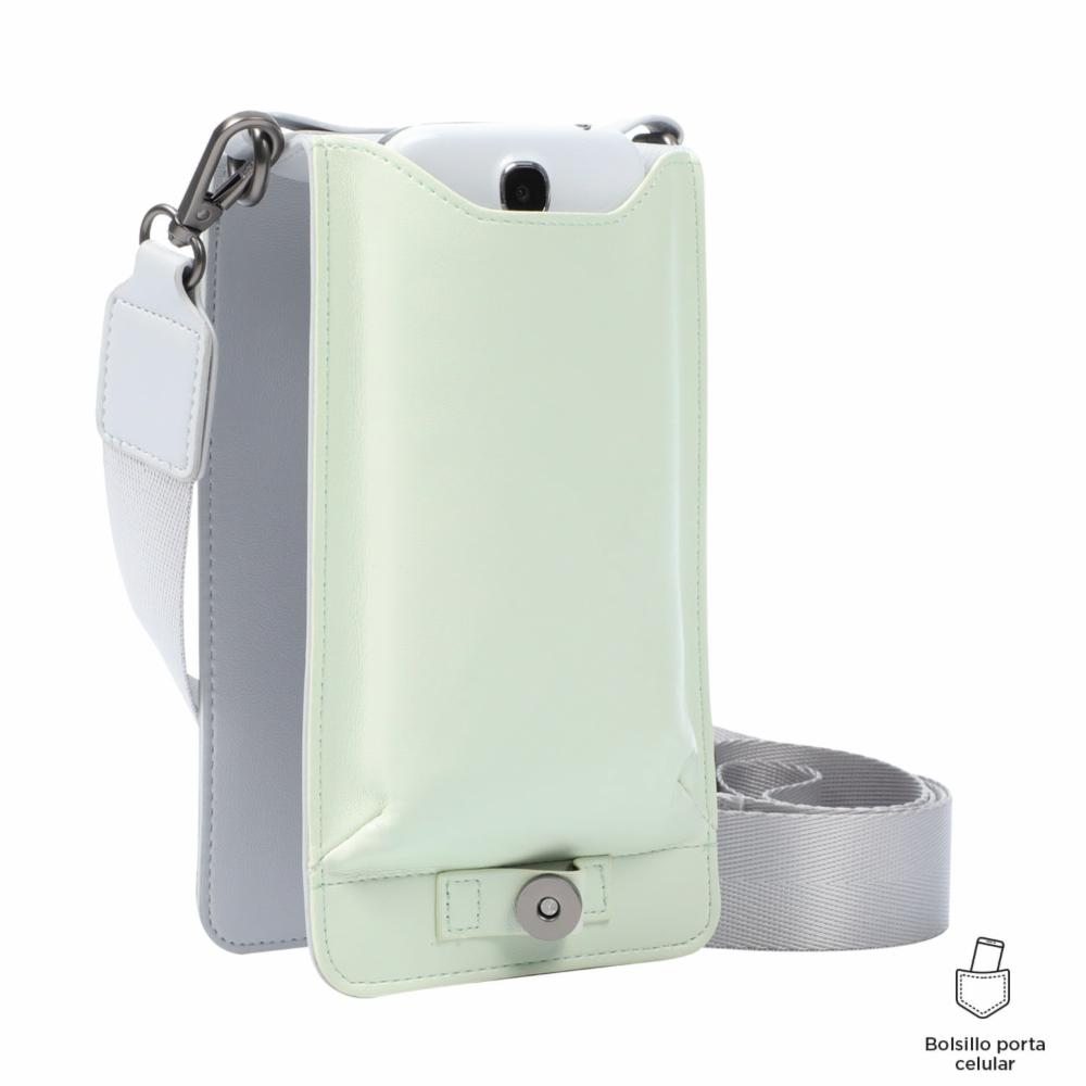 Porta Documentos Para Mujer Gris TOTTO Style - Imagen 5