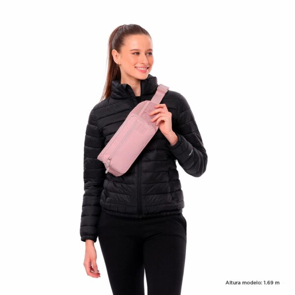 Canguro De Mujer Rosado TOTTO Clear Rut - Imagen 2