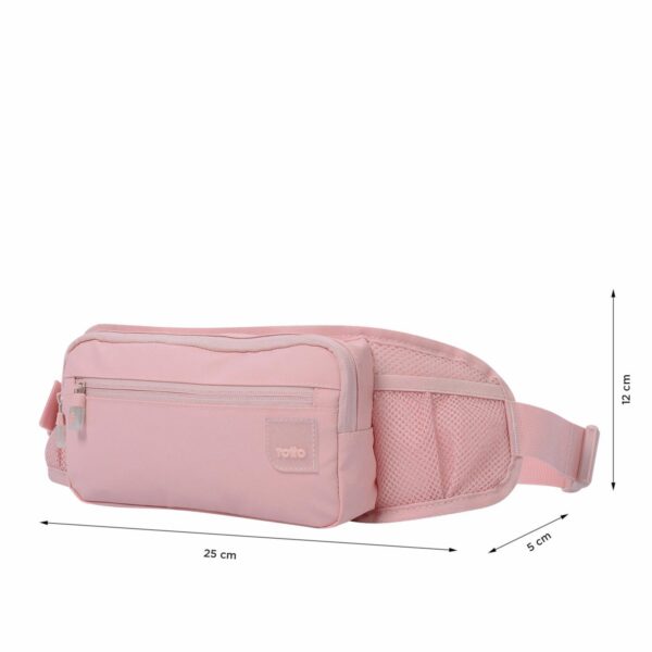 Canguro De Mujer Rosado TOTTO Clear Rut - Imagen 3