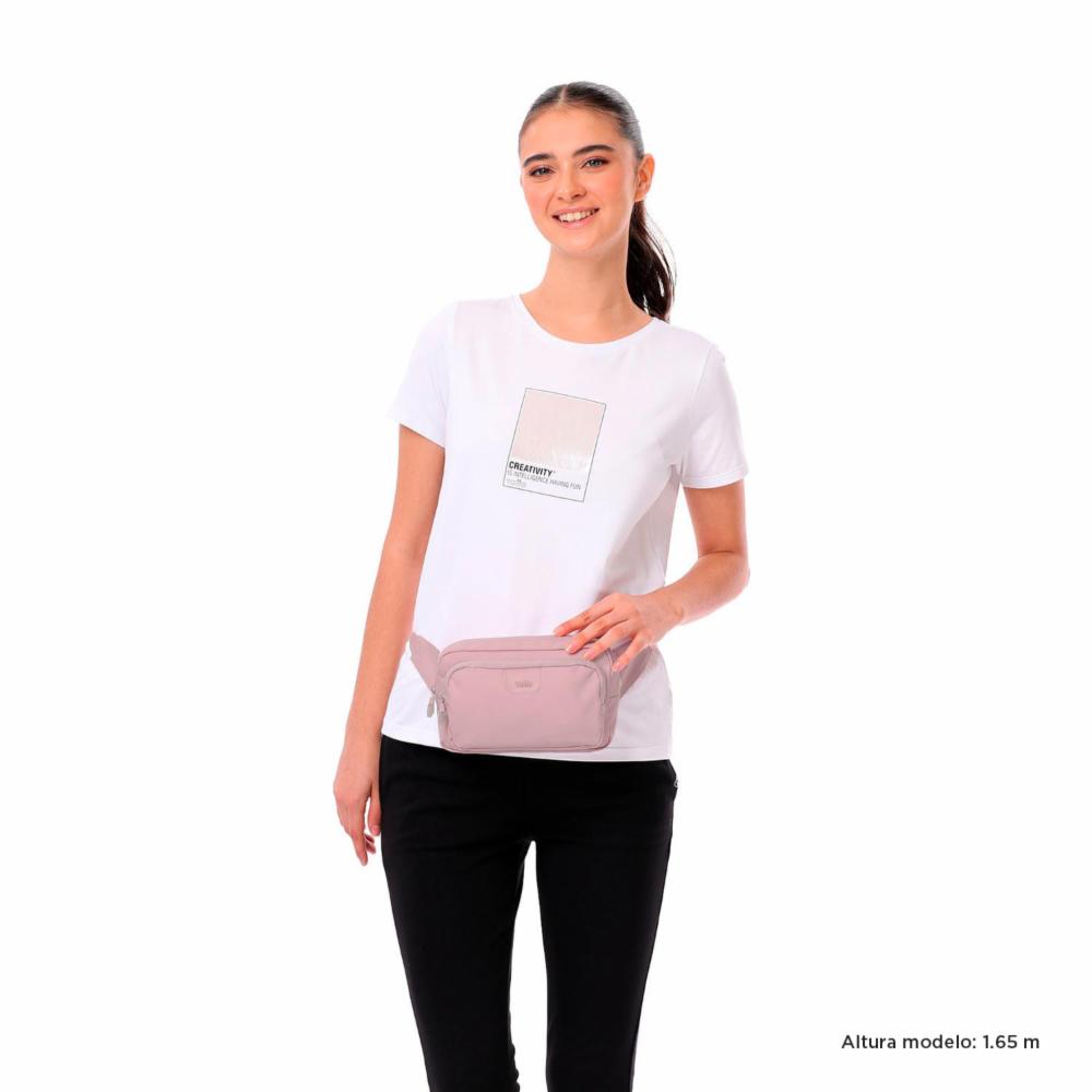 Canguro De Mujer Rosado TOTTO Clear Dur - Imagen 2