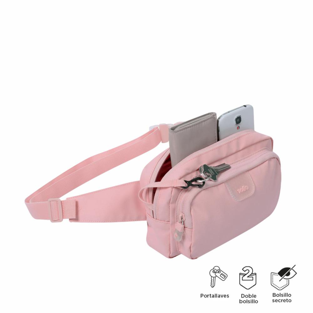 Canguro De Mujer Rosado TOTTO Clear Dur - Imagen 4