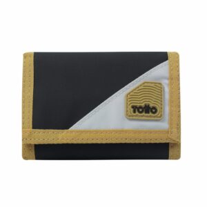 Billetera De Hombre Negro TOTTO Contrast Qui