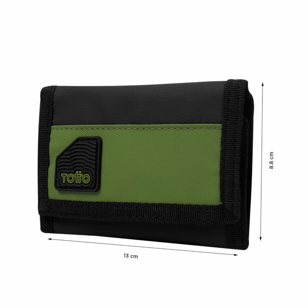 Billetera De Hombre Negro TOTTO Contrast Mee - Imagen 2