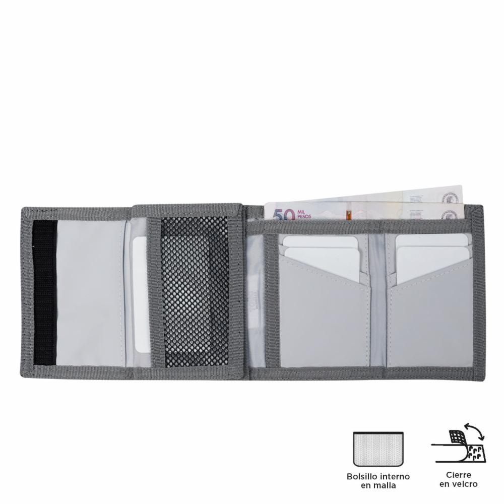 Billetera De Hombre Azul TOTTO Contrast Bak - Imagen 4