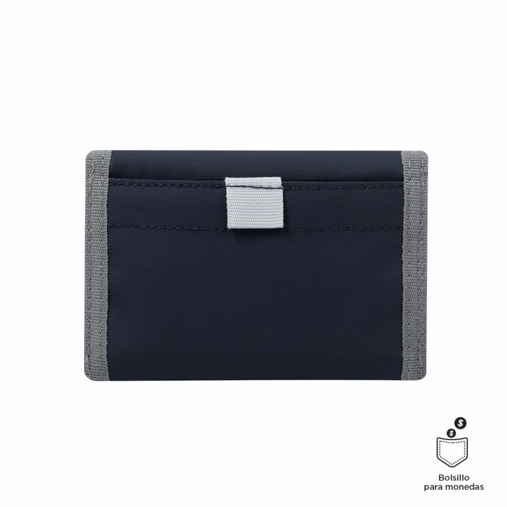 Billetera De Hombre Azul TOTTO Contrast Bak - Imagen 5