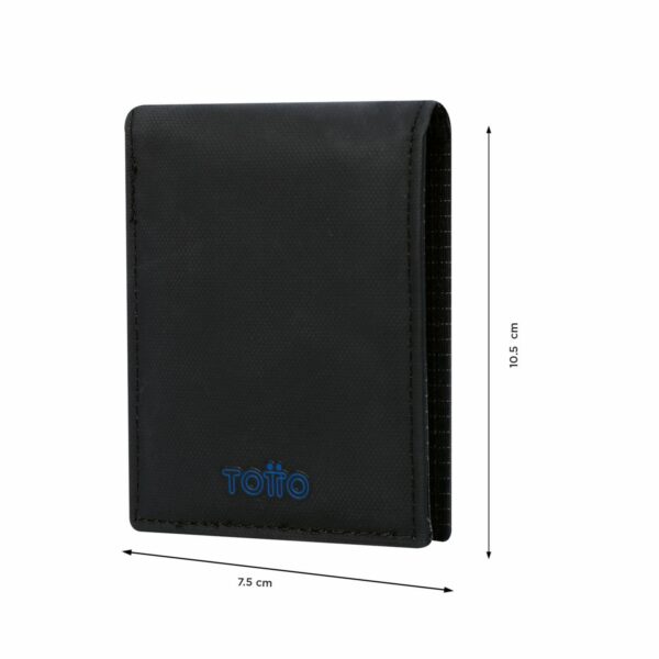 Billetera De Hombre Negro TOTTO Dual S - Imagen 2