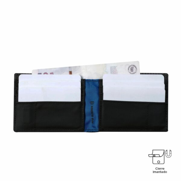 Billetera De Hombre Negro TOTTO Dual S - Imagen 4