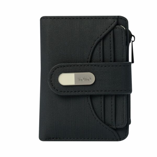 Billetera De Mujer Negro TOTTO Dull S