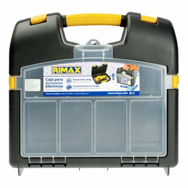 Caja DeHerramientas Eléctricas Negra PLASTICOS RIMAX Unidad