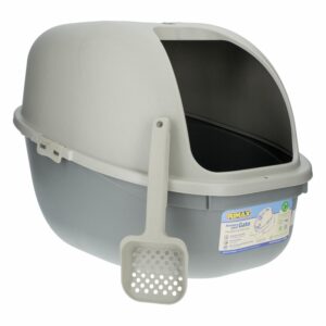 Arenero Para Gato Con Pala RIMAX Gris Oscuro