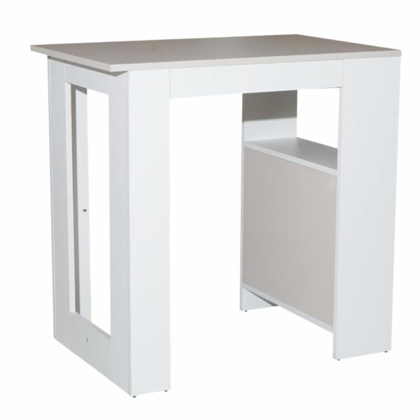 Isla Cocina Attica Taupe Blanco RTA MDF - Imagen 3