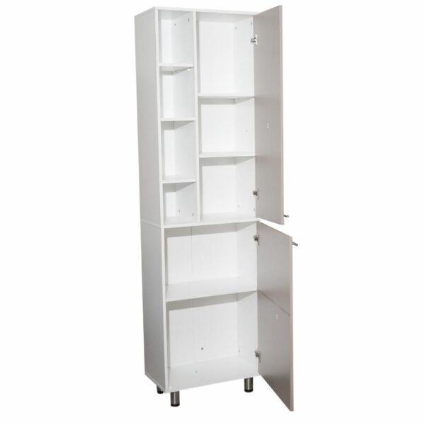 Mueble Alacena Burton Taupe Con Blanco RTA MDF - Imagen 5