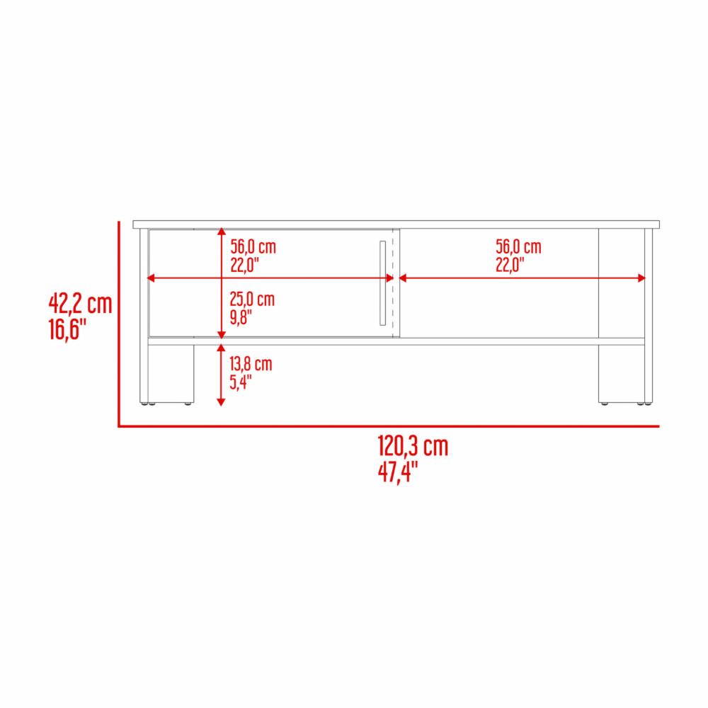 Mesa Para Tv Nogal Con Puerta RTA MDF - Imagen 6