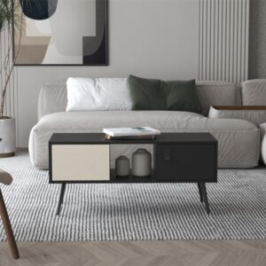 Mesa De Centro Funes Wengue Con Toquilla RTA MDF