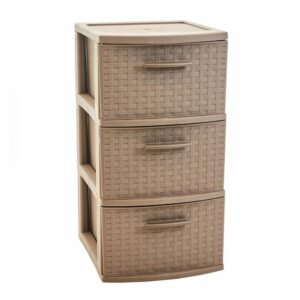 Cajonera Infinity 3 Niveles Taupe PLÁSTICOS MQ Plástica