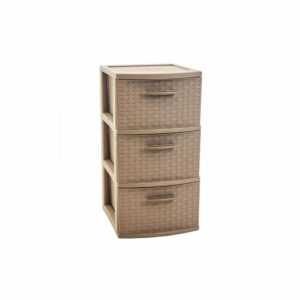 Cajonera Infinity 3 Niveles Taupe PLÁSTICOS MQ Plástica