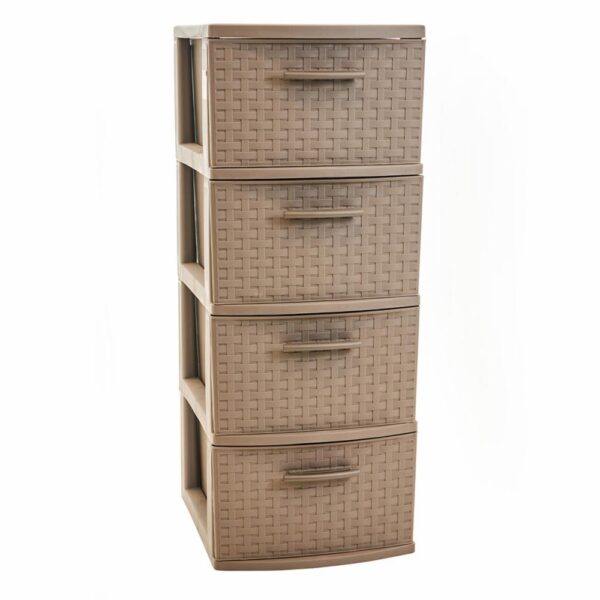 Cajonera Infinity 4 Niveles Taupe PLÁSTICOS MQ Plástica