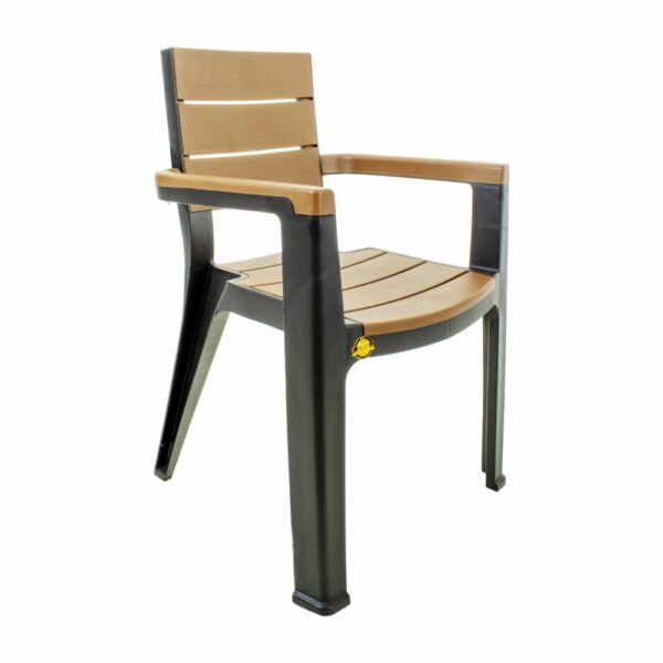 Silla Tipo Madera Tabaco PLÁSTICOS MQ - Imagen 2