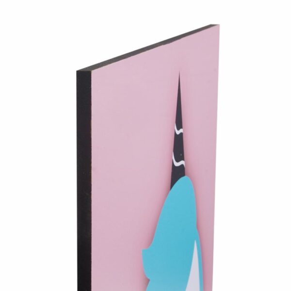 Cuadro Decorativo Diseño Unicornio FREE HOME 40X30 Cm - Imagen 2
