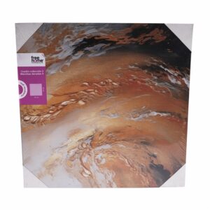 Cuadro Decorativo Colección 2 Manchas Doradas FREE HOME Cuadrado