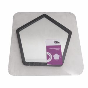 Espejo Geométrico Color Negro FREE HOME Unidad