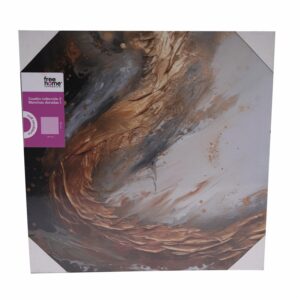 Cuadro Decorativo Colección 2 Manchas Doradas 1 FREE HOME Cuadrado