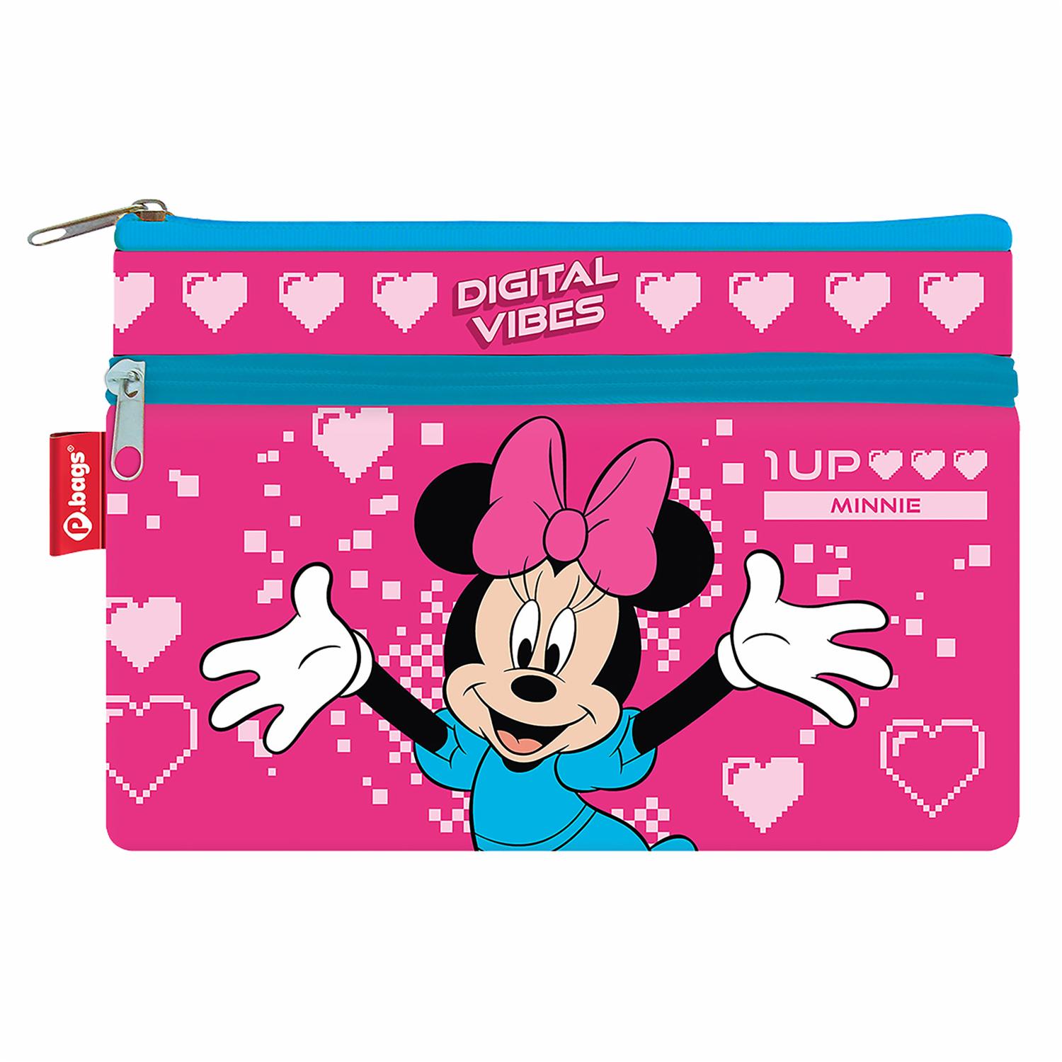 Cartuchera Niña 2 Bolsillos Personajes Surtidos PRIMAVERA 16,5X23,5X1Cm - Imagen 3