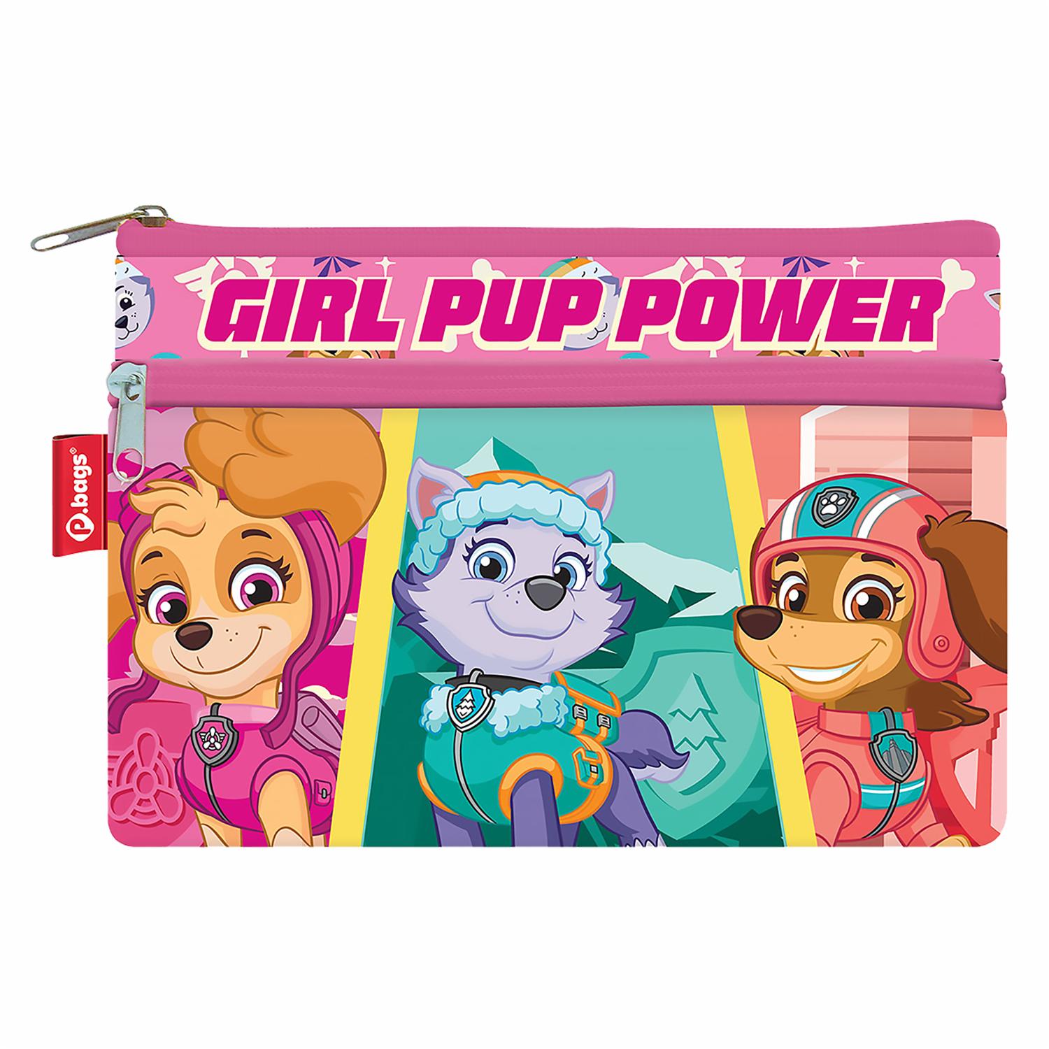 Cartuchera Niña 2 Bolsillos Personajes Surtidos PRIMAVERA 16,5X23,5X1Cm - Imagen 5