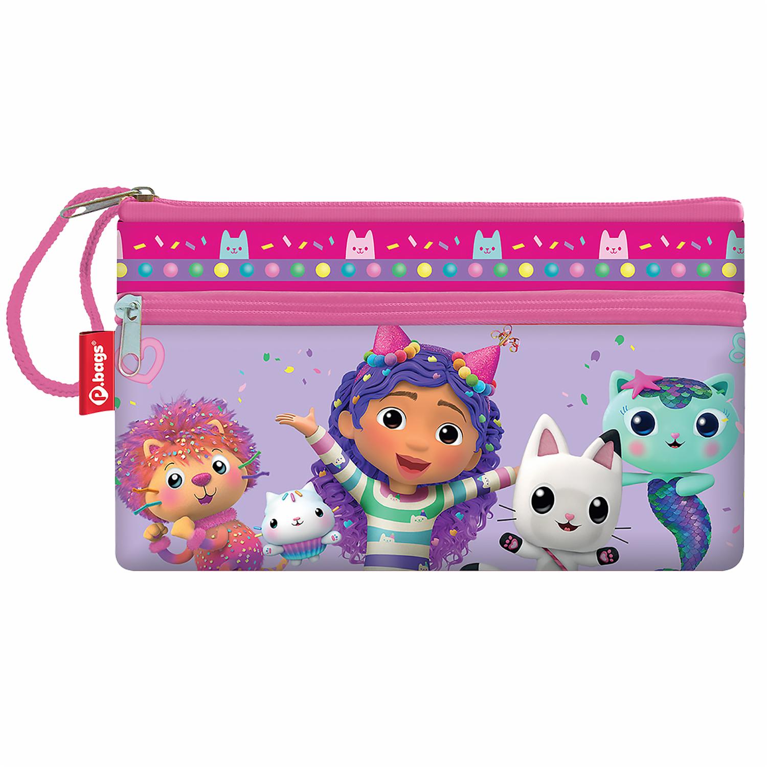 Cartuchera Niña 3 Bolsillos Personajes Surtidos PRIMAVERA 12X21,5X1Cm - Imagen 3