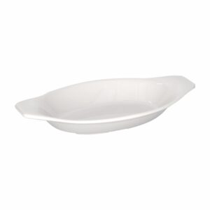 Bandeja De Frutas Mini Blanca VAJILLAS SABANA 16.5X 9.5 Cm