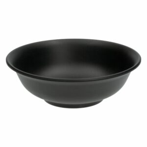 Plato Tendido Circular Sopero Negro Mate VAJILLAS SABANA 17 Cm