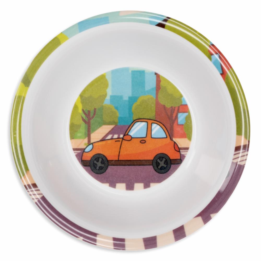 Plato Infantil Sopero Diseño Carros VAJILLAS SABANA 15 Cm - Imagen 2