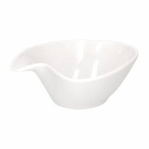 Salsera Con Asa Blanca VAJILLAS SABANA 15 Cm