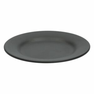 Plato Tendido Circular Plano Mini Negro Mate VAJILLAS SABANA 15 Cm