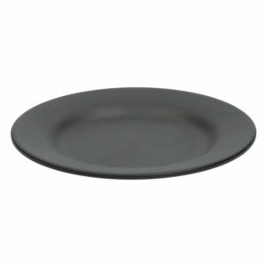 Plato Tendido Circular Plano Mini Negro Mate VAJILLAS SABANA 15 Cm