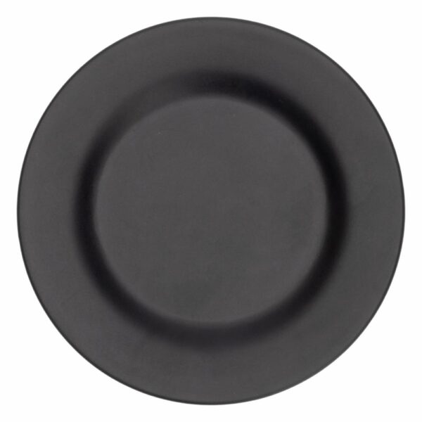 Plato Tendido Circular Plano Mini Negro Mate VAJILLAS SABANA 15 Cm - Imagen 2