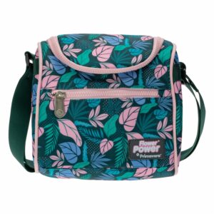 Lonchera Escolar Natural P.bags FLOWER POWER 1 Pieza