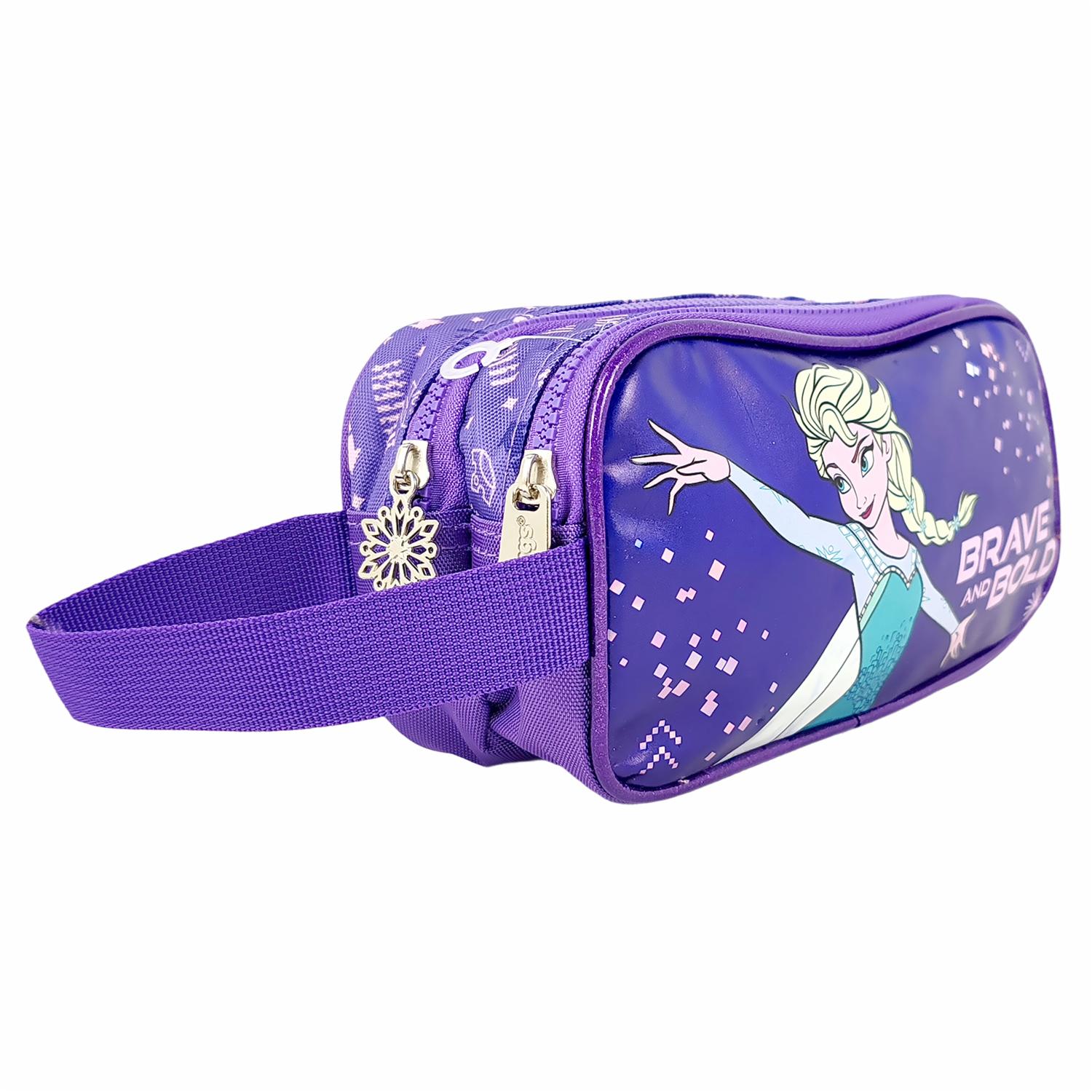 Cartuchera Niña Frozen 2 Bolsillos PRIMAVERA Premium - Imagen 2