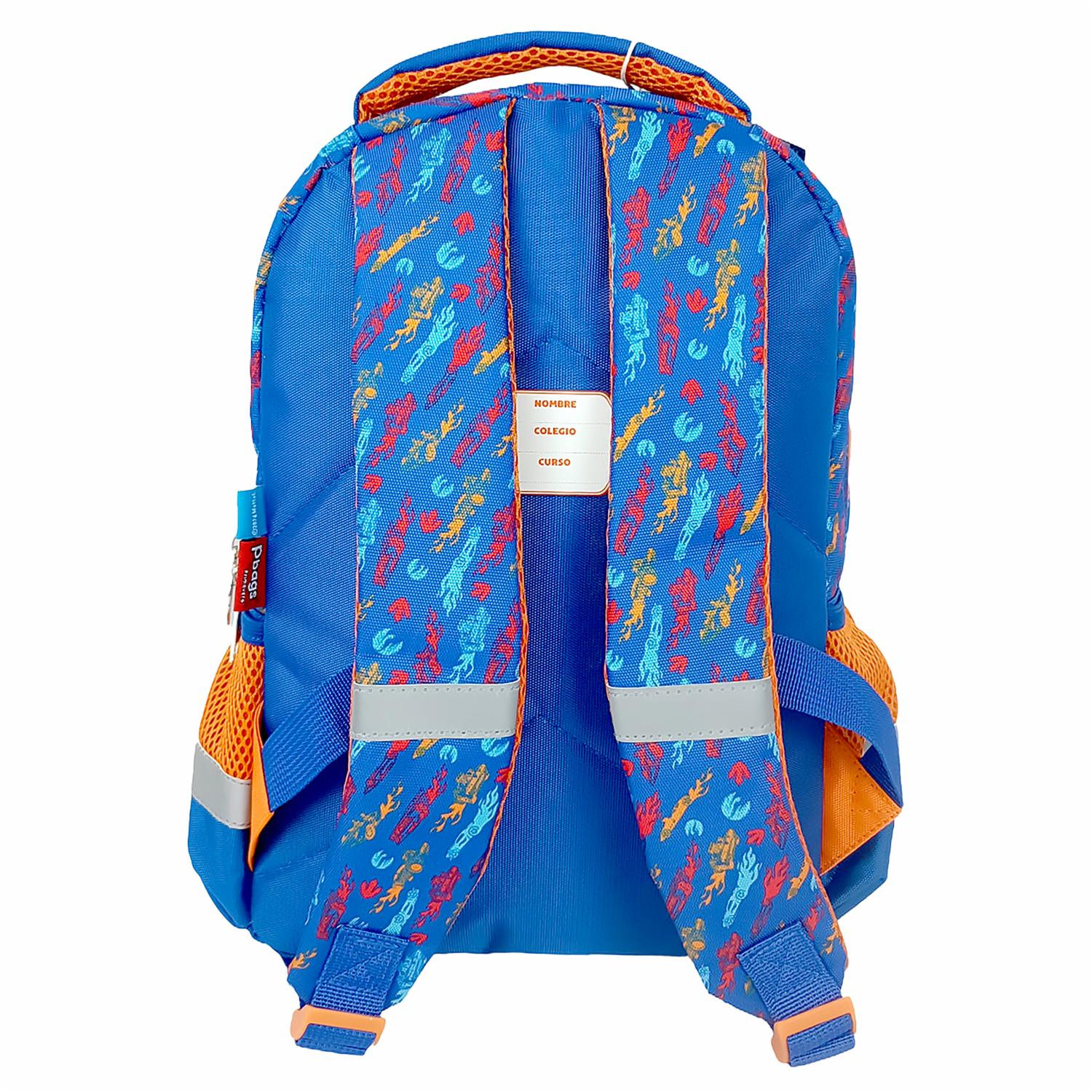 Mochila Escolar Hot Wheels PRIMAVERA 14" - Imagen 3